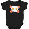 Bacon Egg Skull Baby Bodysuit