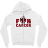 fuck cancer Zipper Hoodie