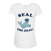 seal the deal Maternity Scoop Neck T-shirt