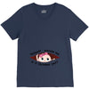 October Peeking Out Baby Girl V-Neck Tee