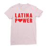latina power with heart Ladies Fitted T-Shirt