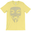 v for vendetta mask guy fawkes cool girls womens cotton t shirt dw01 T-Shirt
