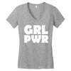 girl pwr Women's V-Neck T-Shirt