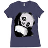 happy panda Ladies Fitted T-Shirt
