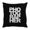 photographer Throw Pillow