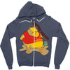 winnie le porc Zipper Hoodie