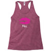 Mrs with heart dot (Mr and Mrs set) Racerback Tank