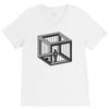 escher's jail V-Neck Tee