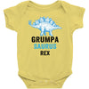 grumpa saurus rex Baby Bodysuit