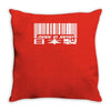 made in japan sticker vinyl decal barcode car window bumper jdm Throw Pillow