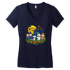 peanuts gang Women's V-Neck T-Shirt