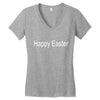 happy easter Women's V-Neck T-Shirt