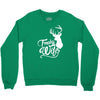 trophy wife deer Crewneck Sweatshirt