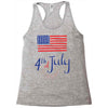 july 4th Racerback Tank