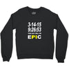 pi day 2015 pie math Crewneck Sweatshirt