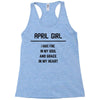 April Girl Racerback Tank