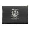 white lotus Accessory Pouches