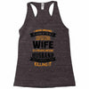 Super Cool Wife Of A Freaking Awesome Husband Racerback Tank