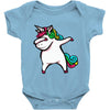 DABBİNG LEPRECHAUN UNİCORN Baby Onesie