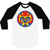 lucha libre    yellow 3/4 Sleeve Shirt