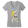 zero splatter clearance Women's V-Neck T-Shirt