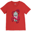 spray paint V-Neck Tee