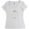 black series Women's Triblend Scoop T-shirt
