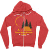 Total Solar Eclipse Camp Zipper Hoodie