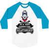 I Am Siberian Husky Actually In A Very Commited Relationship 3/4 Sleeve Shirt