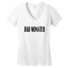 bad monster Women's V-Neck T-Shirt