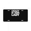 crazy boxer lady License Plate