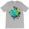 animal polygon around the planet T-Shirt