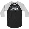 legends are born in june 3/4 Sleeve Shirt