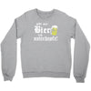 gibt mir bier ich unterhopfe  funny Crewneck Sweatshirt
