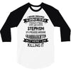 Super Cool Stepmom Of A Freaking Awesome Granddaughter 3/4 Sleeve Shirt