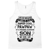 Super Cool Pawpaw Of A Freaking Awesome Son Tank Top