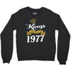 kings are born in 1977 Crewneck Sweatshirt