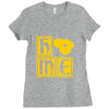 lithuania europe home Ladies Fitted T-Shirt