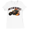 ride it like you stole it Ladies Fitted T-Shirt