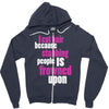 i cut hair Zipper Hoodie