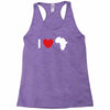 i love africa Racerback Tank