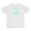 when i get upset i just imagine a t rex making a bed Youth Tee