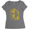 house od badger Women's Triblend Scoop T-shirt
