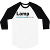 lamp   brick tamland likes this facebook thumbs up mens white t shirt 3/4 Sleeve Shirt