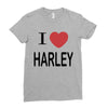 i love harley Ladies Fitted T-Shirt
