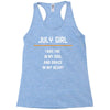 July Girl Racerback Tank