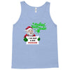 heapy new year funny santa claus christmas Tank Top
