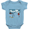 my upside down life Baby Onesie