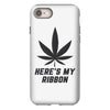 Support Melanoma Cancer Awareness With A Black Cannabis Leaf iPhone 8
