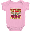 i'm cute see my ount Baby Onesie